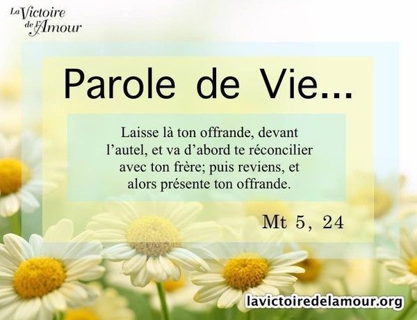 Parole De Vie ...