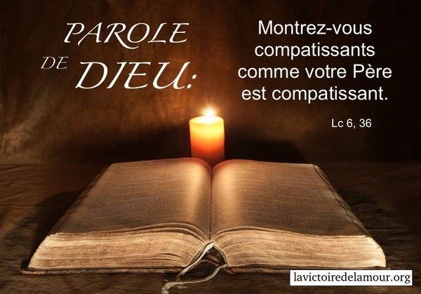 Parole de Dieu...