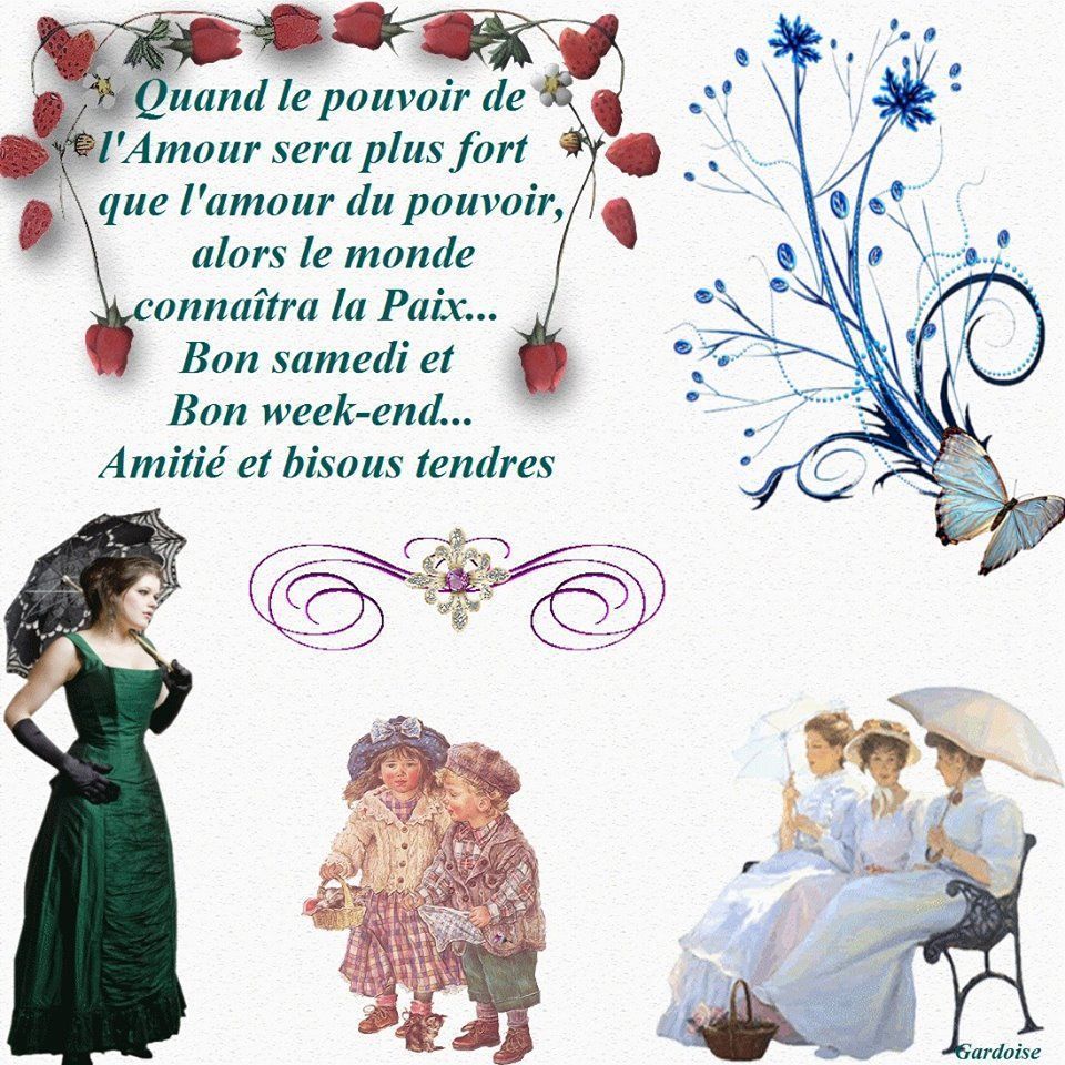 Bonjour et bon samedi