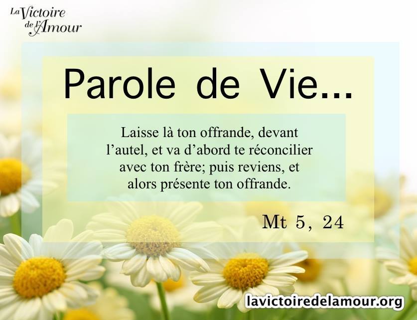 Parole de vie