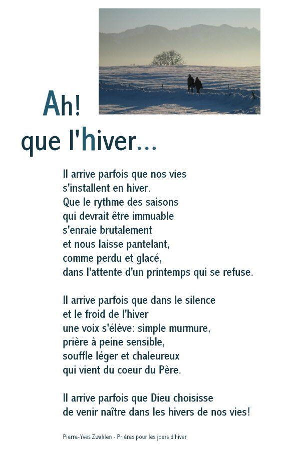 Poésie On Dirait Que L'hiver Tombe En chemin - Page 50
