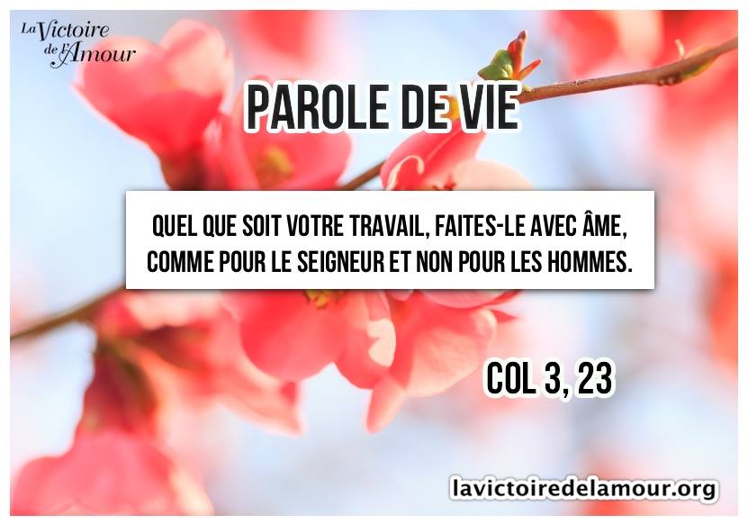 Parole de vie